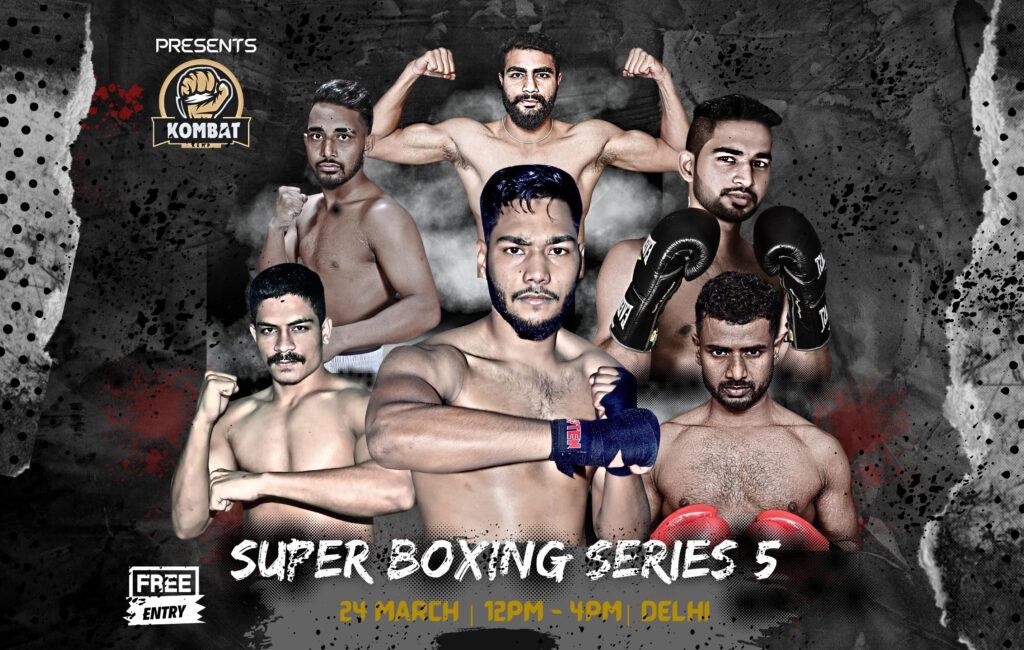 boxing match poster